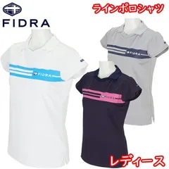 FI51UG05　FIDRA　フィドラ　ライン ポロシャツ　レディース ゴルフウェア【メール便】のサムネイル