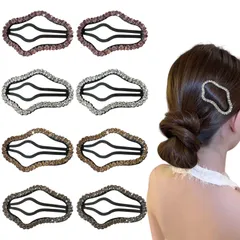 カラフル メタル 髪飾り髪留め 前髪 ヘアアクセサリー パッチンピン キラキラ y2k 大きめ かわいい シ?ュエリー ヘアピン ラインストーン (ラインストーン 雲の形 8個セット 雲) 雲 ヘアクリップ