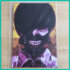 東京喰種 トーキョーグール ポストカード 原作絵【 金木 研（カネキ ケン）マスク姿】(単品)　新品未使用  １枚のサムネイル