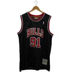 【中古】Mitchell＆Ness シカゴ・ブルズ デニス・ロッドマン ユニフォーム XXL ブラック ミッチェル＆ネス[10]のサムネイル