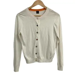 PaulSmith(ポールスミス) カーディガン サイズM レディース美品  - アイボリー×オレンジ×マルチ 長袖