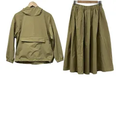ヘリーハンセン スカートセットアップ レディース美品  スカイリムアノラックジャケット/スカート HOE12065/HOW22068 グレーベージュ