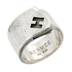 エルメス(Hermes) エルメス リング キャンディ シルバー925 ホワイト ＃52レディース