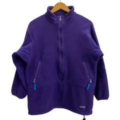 パタゴニア PATAGONIA 90's ハーフジップ フリースプルオーバー USA製 ジャケット パープル XSサイズ 201MT-5553 VB