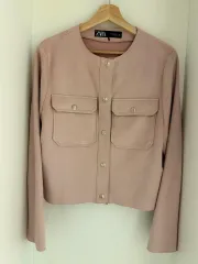 ザラ ピンク ジャケット M