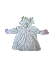 メゾピアノ うさぎ ジップアップ カーディガン 80 ー 90 (ベストコンディション)