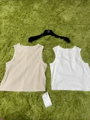 タンクトップ ノースリーブニット レイヤードトップス アットランス メイビンス FROM BEGINNING FLY MODEL 姉妹