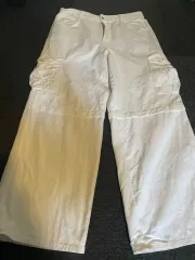 メンズ カーゴパンツ 白