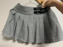 ZARA グレー プリーツ スカート