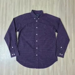 子供) ポロ Ralph Lauren(ラルフローレン) 紫 チェック 長袖 シャツ