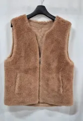 City レディース フリース ファー ベスト 66