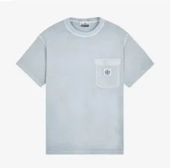 (新規) ストーンアイランド ショートスリーブ オーガニック コットン T シャツ ( XL ） ー 24SS