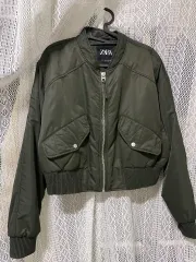 L) ZARA ザラ クロップド アウター ジャケット