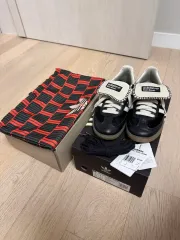 235 アディダス x ウェールズ・ボナー ポニー サンバ ブラック クリーム 白