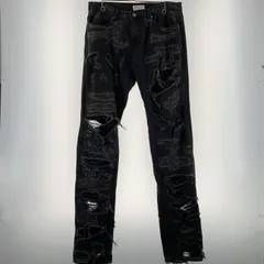 【現状渡し品】 SURGERY サージェリー DISTRESSED DENIM PANTS ダメージ デニムパンツ ボトムス ジーンズ 【158-260323-ko-16-tei】