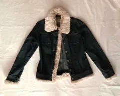 ヴィンテージ必須アイテム ギャル ファー デニム ジャケット