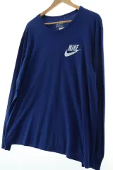 （ XL ー 2XL ） Nike(ナイキ） 長袖Tシャツ 小さなダメージ コットン- 153A1
