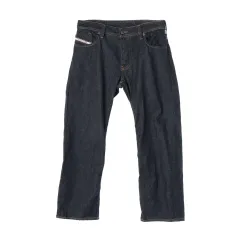 XXL DIESEL(ディーゼル) W34 インディゴブルー 生デニム ストレート デニム