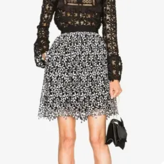 セルフポートレート ( self ー portrait ) デイジー ギピュール ギャザースカート 44