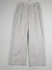 レディース ハイウエスト ワイド ズボン (L)