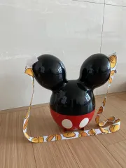 香港ディズニーランド ミッキーマウス ポップコーンバケット バッグ ストラップ