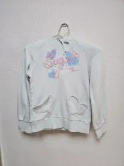 メゾピアノ ファー フード付きTシャツ 135