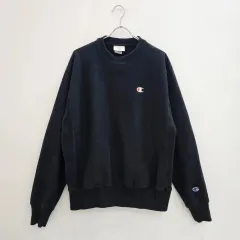 M チャンピオン リバースウィーブ ブラック スウェット