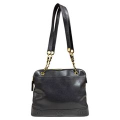 シャネル ドーヴィルGM ショルダーバッグ キャンバス A66941 ブルー レディース CHANEL  中古 CHANEL（シャネル） ドーヴィルGM ショルダーバッグ キャンバス A66941