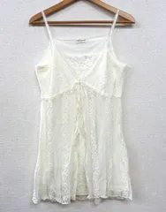 MAGIC SOUND 総レースキャミソールチュニック Mサイズ アイボリー ホワイト フェアリーグランジ コケット y2k 00s マジックサウンド