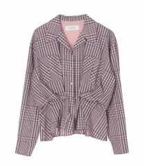 OIAUER チェック シャツ ブラウス