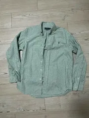 POLO RALPH LAUREN ポロラルフローレン クラシックフィット ギンガム オックスフォード シャツ M