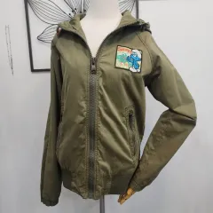 ホールハウス _スマーフ パッチ フード ジップアップ アウター Mサイズ