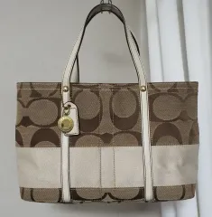 COACH(コーチ) シグニチャー キャンバス ミニ トートバッグ