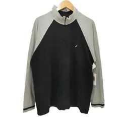 ノーティカ NAUTICA 90-00S ラグラン  バイカラーハーフジップ カットソー メンズ import：M 