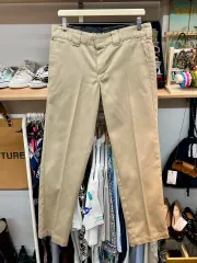 30 32 ディッキーズ スリム テーパードフィット コットンパンツ