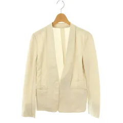 グリーンレーベルリラクシング ユナイテッドアローズ green label relaxing ショールラペル ジャケット 薄手 36 ライトベージュ /AT