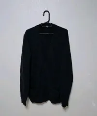 UNIQLO(ユニクロ) 黒 カーディガン XL