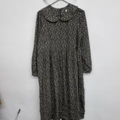 レディース 66 size フラワーパターン ワンピース