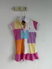 ポロ Ralph Lauren(ラルフローレン) キッズ パッチワーク ワンピース 4T