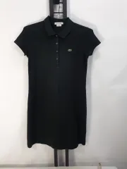 LACOSTE(ラコステ) ワンピース 半袖 pk 黒 38