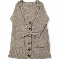 MAJESTIC LEGON カーディガン グレー Mサイズ モヘヤ混 ゆったり ニット