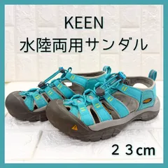 KEEN キーン ニューポート H2 サンダル 23cm 水色 ターコイズ