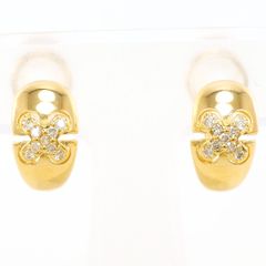ポンテヴェキオPontVecchio K18YG ダイヤ フープピアス 5.8g - メルカリ