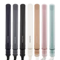 [7種類から選べる]SALONIA サロニア ストレートヘアアイロン 24mm マイナスイオン 120℃～230℃[宅急便]