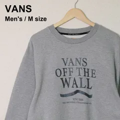 VANS（バンズ） OFF THE WALL スウェットシャツ SINCE1966 M グレー ロゴプリント MADE IN VIETNAM