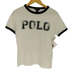 ポロラルフローレン POLO RALPH LAUREN POLO No67 かすれプリント リンガー S/S Tシャツ レディース import：M 
