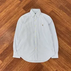 S(95) ポロ ラルフローレン ストライプ クラシックフィット シャツ