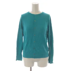 ロペピクニック ROPE Picnic カーディガン 38 ターコイズ 無地 長袖 /RE