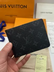 状態S級/フルセット Louis Vuitton ルイヴィトン エクリプス 二つ折り財布