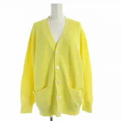 アンフィ―ロ UNFILO 23SS カーディガン ニット Vネック 長袖 S 黄 イエロー KRUOSM0314 /RO